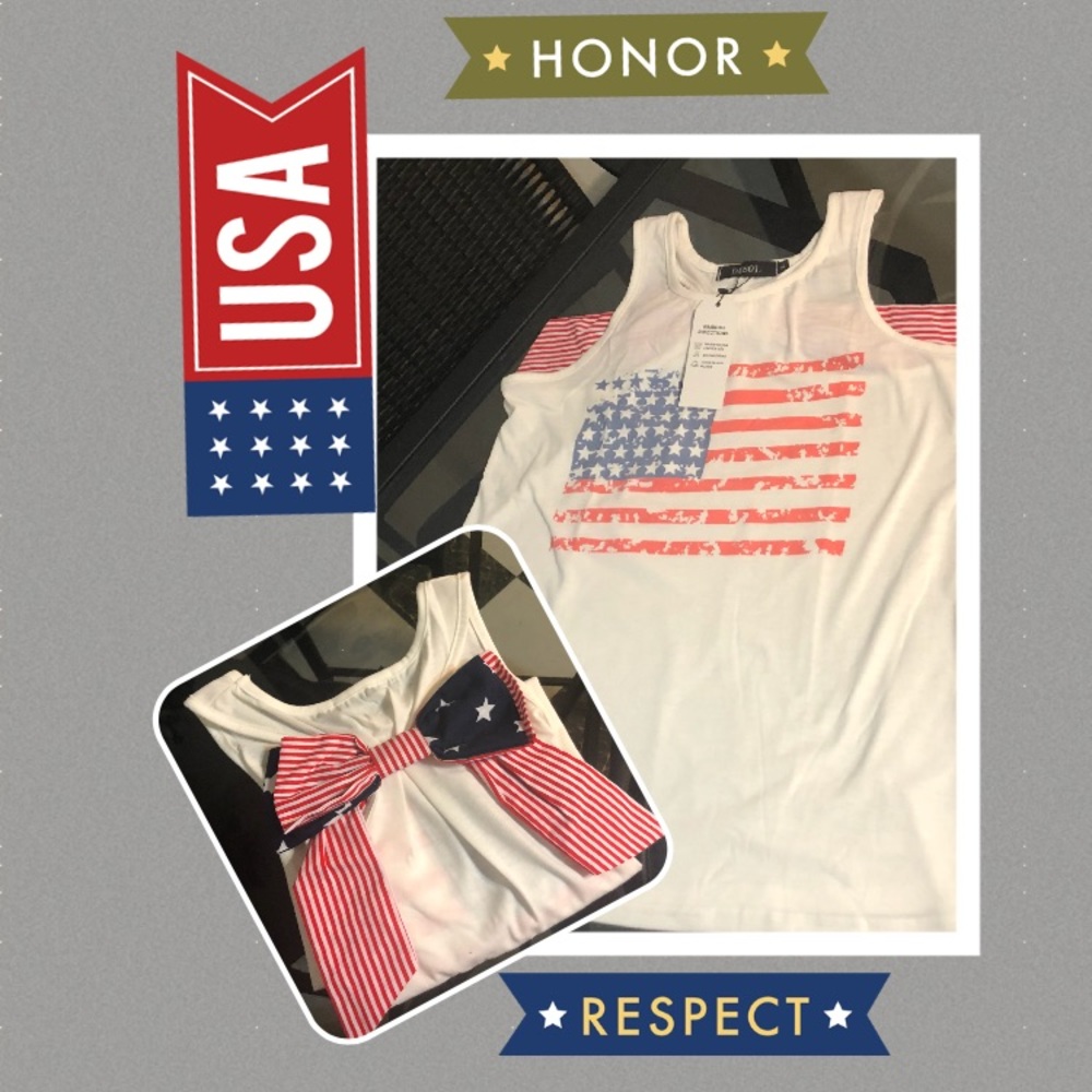 Woman’s patriotic top